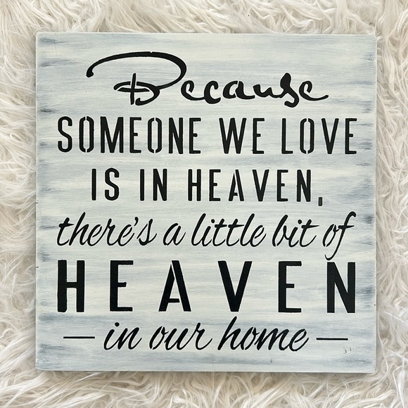 Wood Decorative Sign - Picture 1 of 2